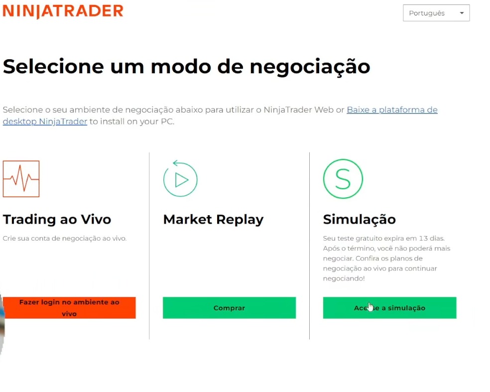 Acesse a Simulação